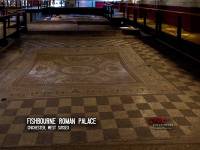 Faint footsteps heard walking over mosaics